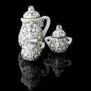 Porcelain tea set Eating Utensils 15pzs Daisy Pattern H1Y7