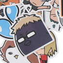 40pcs Anime Haikyuu PVC Laptop Suitcase Luggage Skateboard Waterproof StickSEAU