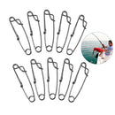 30x Stainless Steel Long Line Longline Clip for Fishing Snapper Tool 60mm
