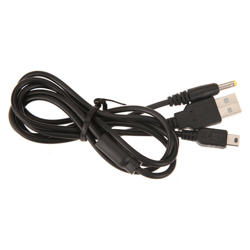 1.2m 2 in 1 USB Data Data Transfer Sync Charge Cable Cord Wire for Sony PSP