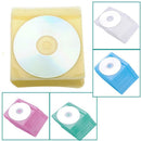 100pcs CD Bag DVD Cover Storage Disk Case Plastic Sleeve PP Holder AU Hot