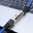 1m XLR 3Pin Cable Male to Female Shielded Microphone Wire Cord (Blue) A