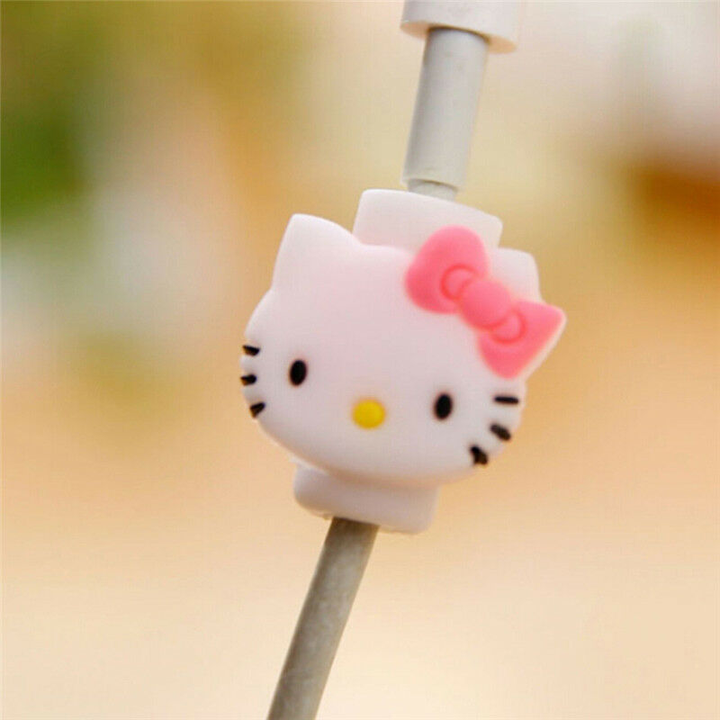 10pcs phone charging cable cartoon protector case data line protection cover M&O