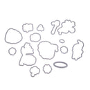 Silicone Bee Seal+Cutting Dies Stencil Scrapbooking Album Decor Craft Gift