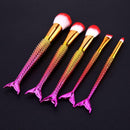 5pcs Professional Blending Makeup Comestic Brush Foundation Blusher Brushes