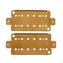 2pcs Brass Humbucker Pickup Baseplates for Electric Guitar (50mm+52mm)