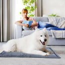 Dog Bed Mat, Dog Crate Pad Mat, Dog Mattress Washable Blankets Anti-Slip Pe M9H5