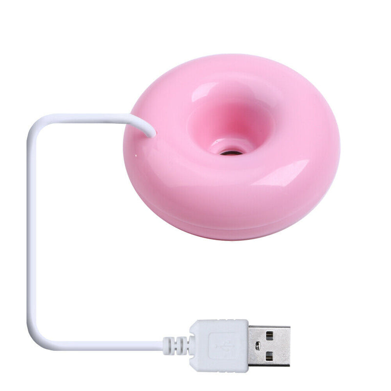 ABS Water Portable Mini Air Ultrasonic Home Humidifier DC Pink