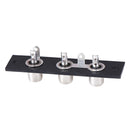 3 way RCA terminal wall panel plate input phono chassis socket audio adap JR