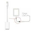 Lightning 8 Pin To USB Male to Female OTG Adapter Cable For iPad iPho A2K3