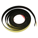 5m Black Single Sided Self Adhesive Foam Tape Closed Cell 20mm Wide x 3mm T