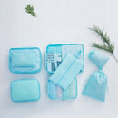 8Pcs Travel Storage Bag Set For Clothes Luggage Packing Square Organizer Su