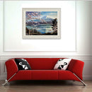 5D DIY Full Drill Diamond Painting Cherry Blossom Cross Stitch Embroidery