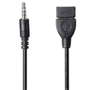 Audio AUX Jack 3.5 mm Male to USB 2.0 Type A Female Converter OTG Adapter C W9E1