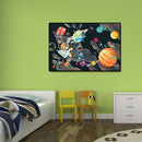 75 X 50cm 1000pcs Paper Jigsaw Puzzles Planet Paradise Assembling Picture