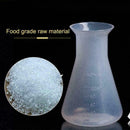 100ml Clear White Plastic Laboratory Chemical Conical BEST Bottle Flask