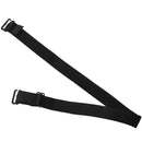 Black Elastic Fabric Metal Hook End Bra Straps Pair for Ladies