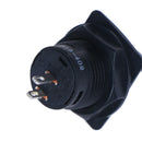 R13-402A Black 2Pin ON-ON Maintained 2Position SPDT Round Toggle Switch J 3C
