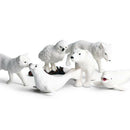 Miniatures Polar Animal Snowy Owl/Alopex Lagopus/Polar Bear/Sea Dog/Arctic