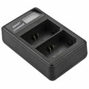 1X(Np-Fz100 Usb Lcd Display Dual Port Battery Charger For So-Ny A7Iii A9 A7