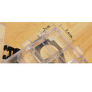 Portable Watercolor Palette Oil Paint Case Tray with Lid Clear Plastic Box