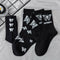 5 pairs Butterfly Socks Women Streetwear Socks Fashion Fashion Skateboard So.kz