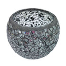 Mosaic Glass Tealight Candle Holder Candlestick for Wedding DIY Decoration_D