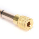 6.5mm 1/4"Male plug to 3.5mm 1/8"Female jack Stereo Headphone Audio Adapter B Kw