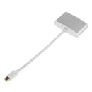 4Kx2K 1080P 2 in 1 Mini Displayport DP to HDMI VGA Adapter Converter Cable A