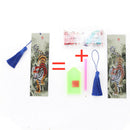 DIY Tiger Special Shape Diamond Painting Creative Leather Tassel Book Marks