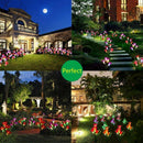 Outdoor Solar Garden Stake Lights,Upgraded Led Solar Powered Light, Multi-C
