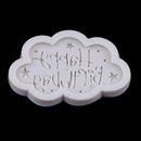 Happy Birthday Cloud Silicone Mold Fondant Cake Chocolate E4Z5 Moul Baking L8R8