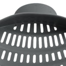 Strainer,Clip On Silicone Colander, Fits all Pots and Bowls-Grey