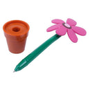 Novelty Cute Flower Pot Ballpoint Lovely Sunflower Students Stationery Pen  J7P7