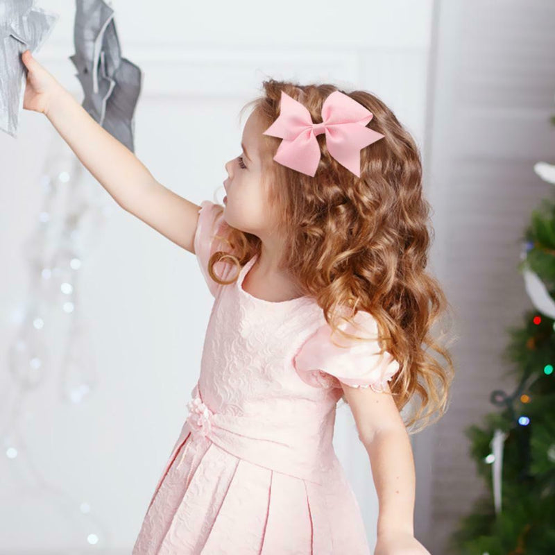 20pcs Girls Lovely Bowknot Hairclip Performance Headwear for Birthday Gift