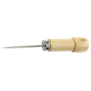 Wooden Handle Canvas Leather Working Sewing Awl Tool 6" Long Z8E7