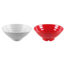 2x Bowl Salad Bowls Snack Pudding Dishes For Restaurant Canteen