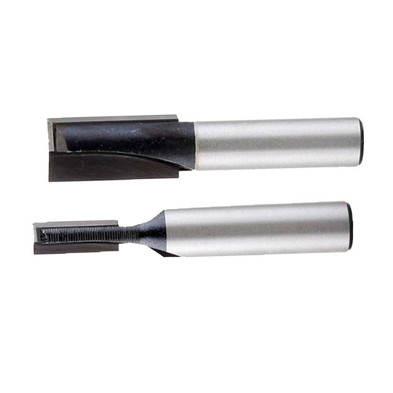 2pcs 8mm Shank Bottom Cleaning Straight/ Dado Router Bit 5mm 10mm Wood Cutting