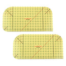 2x Hot Ironing Ruler Patchwork Craft DIY Sewing Supplies Measuring Tool 20x10cm
