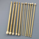 Natural Color Natural Bamboo Single Pointed Afghan Tunisian Crochet Hooks N