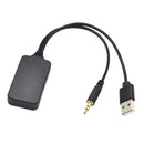 Bluetooth 4.0 Audio Adapter 3.5mm & USB Port Cord Wire Car Kit for BMW