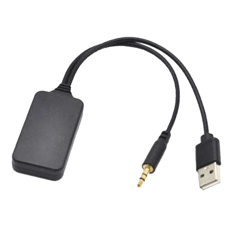 Bluetooth 4.0 Audio Adapter 3.5mm & USB Port Cord Wire Car Kit for BMW