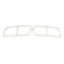 Stainless Steel Car Exhaust Pipe Tail Throat Decor Frame Trim Cover Liner A M8Q7
