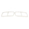 Stainless Steel Car Exhaust Pipe Tail Throat Decor Frame Trim Cover Liner A M8Q7