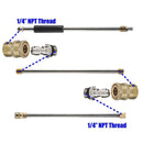 M14x11.8mm Hose Quick Connect 5000PSI Pressure Washer Kit Adapters gf AJU