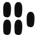 5 Pieces Conference Microphone Windshields Wind Muffs 62x14mm