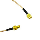 12.4" SMA male Plug to SMA female Jack RF Coaxial Coax pigtail Cable