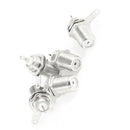5 Pcs F Type Panel Mounted Socket Female Jack Solder Connector Adapter