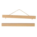 Set 2 Magnet Ramin Wood Picture Frame DIY Photo Poster Hanger Wall Art Decor