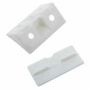 Furniture Cabinet Fastener Corner Braces Angle Brackets White 10pcs